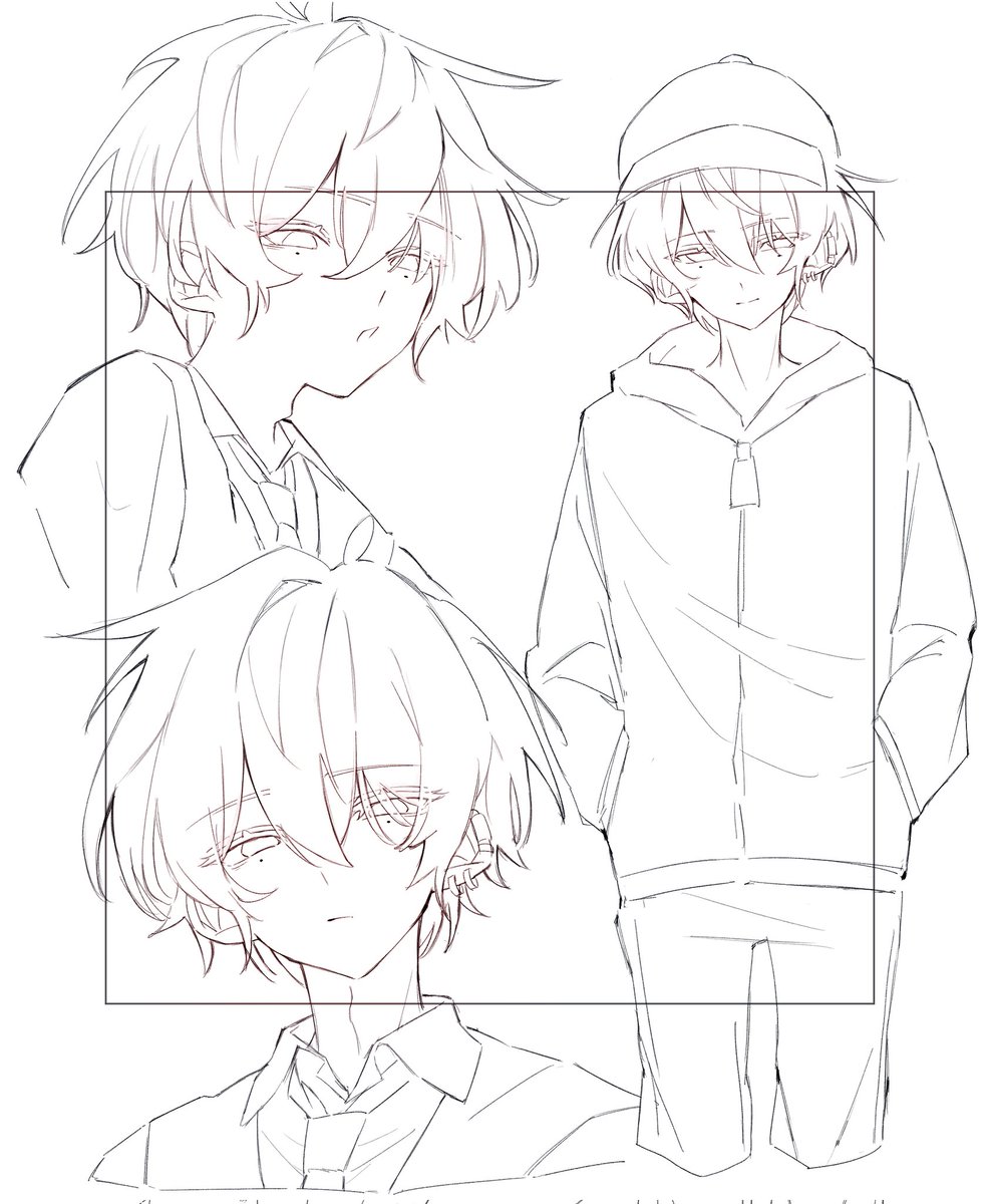 datchu_0131's tweet photo. 昨日の線画

#イラスト https://t.co/QRaJBQdGpj