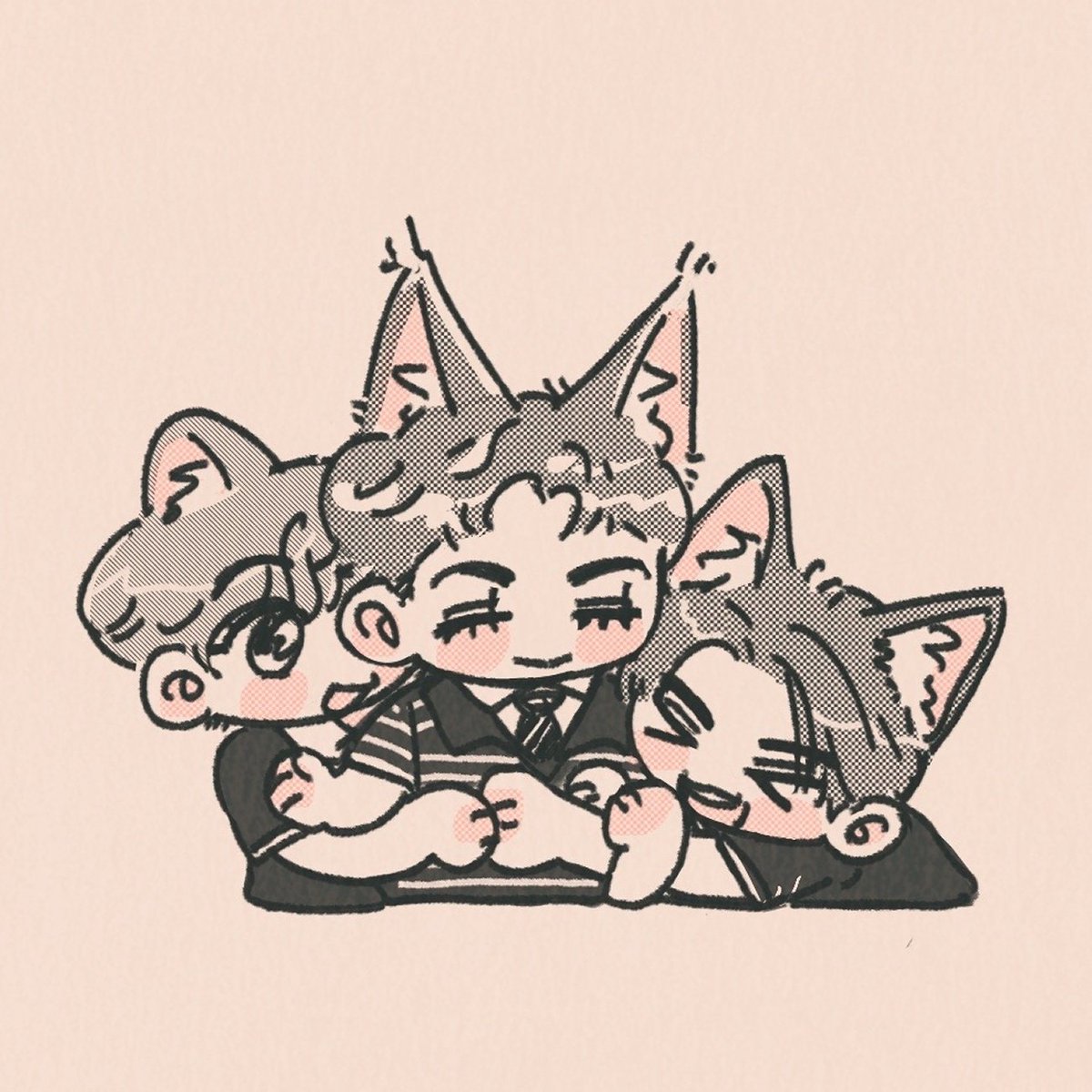 whynot15398's tweet photo. 🐈🐈‍⬛🐈 https://t.co/Pf7qWJuVHF
