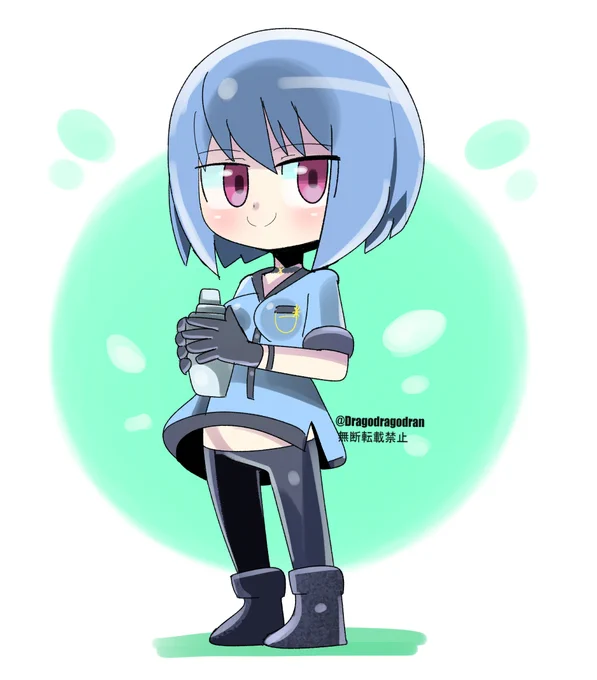 アリス・ギア・アイギス より 的場アオイ 。( Aoi Matoba ) #アリスギア #アリスギアお絵かき #的場アオイ生誕祭