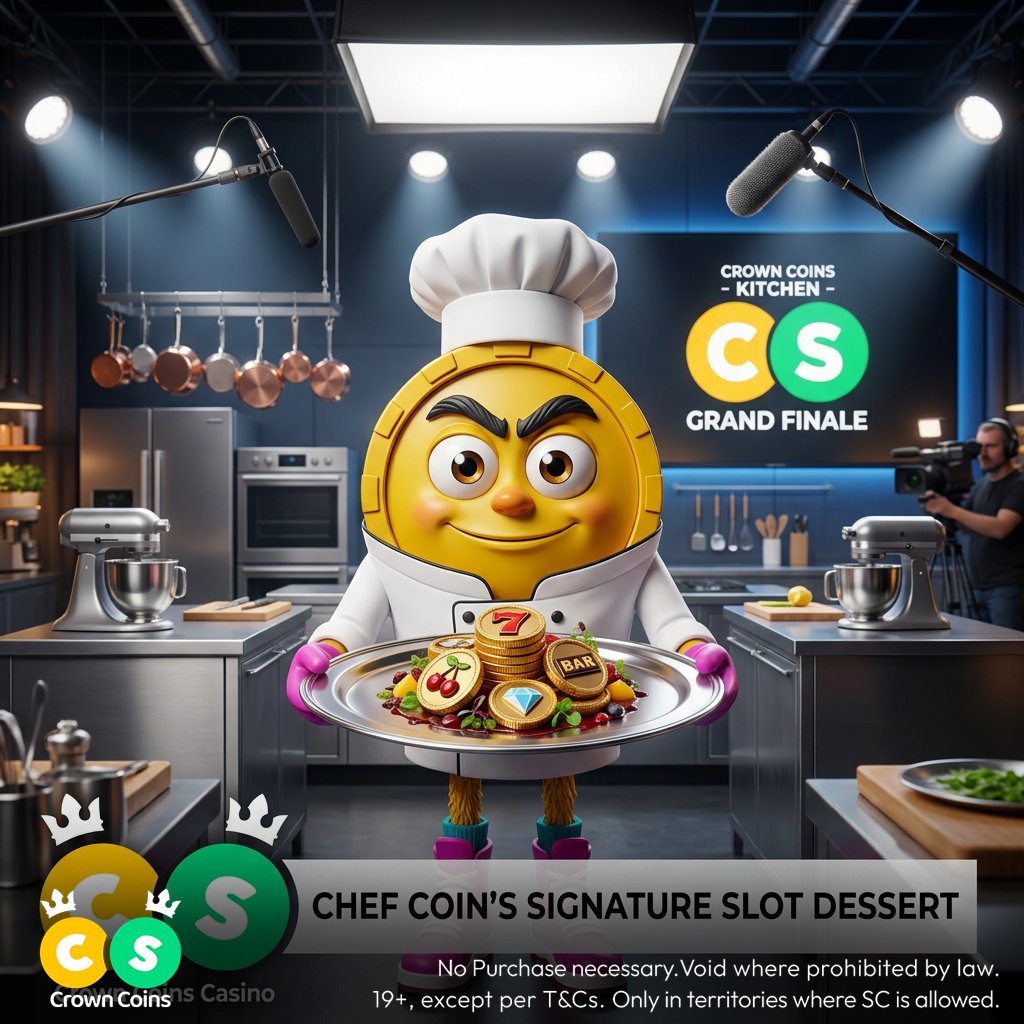 CrowncoinsC's tweet photo. Crown Coins but in a cooking show https://t.co/WdEotq43sK