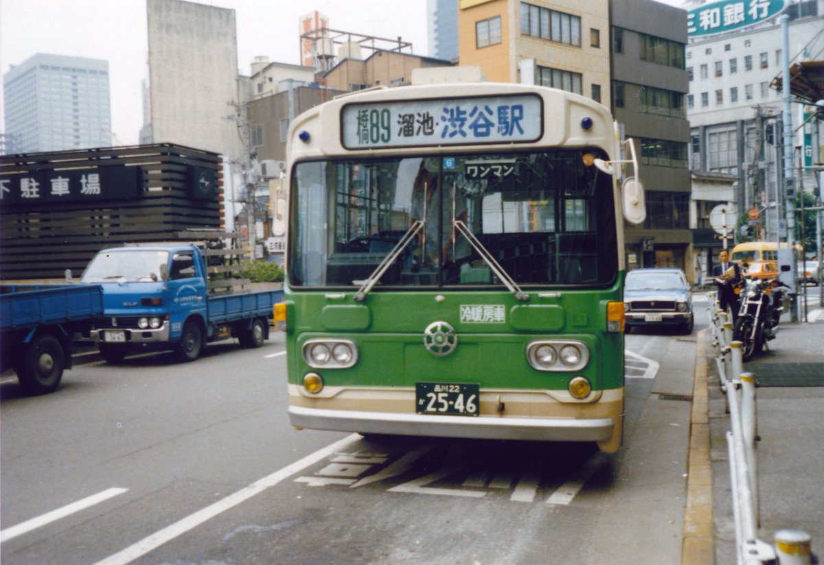 橋89] B-K471 新橋駅 昭和59(1984)年の都市新バス化直前くらいの姿