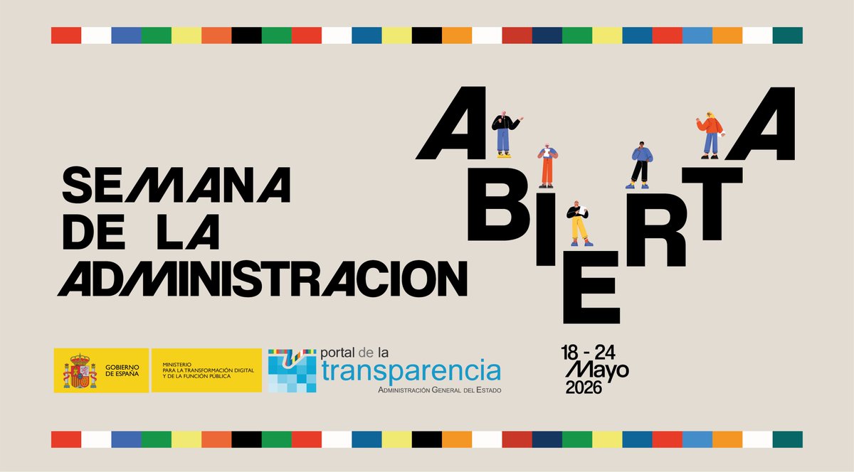 SubGobCAC's tweet photo. 🤔 ¿Sabías que...?

📆 Del 18 al 24 de mayo: ¡vuelve la Semana de la Administración Abierta!

���� En la Subdelegación estamos preparando varias actividades abiertas a toda la ciudadanía interesada.

🔜 Próximamente daremos más información al respecto.

#SAA2026 https://t.co/yU2BdJypqS