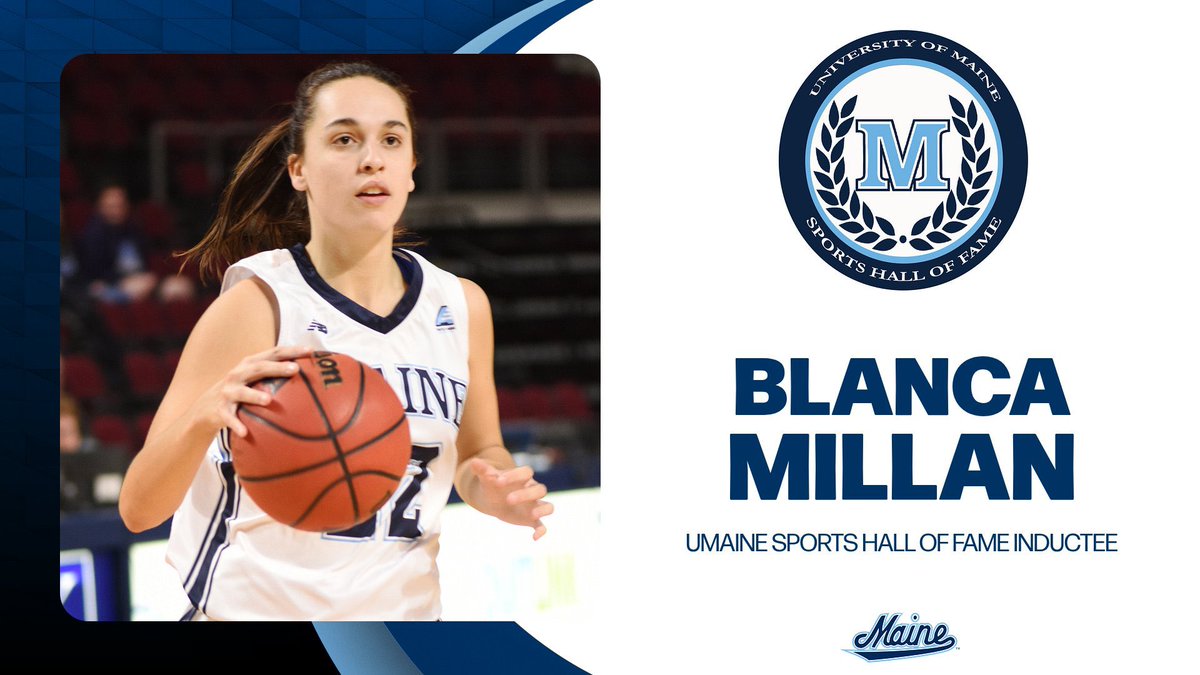 BlackBearsWBB's tweet photo. One of the BEST to ever do it. Congratulations to @Bmillan11 on being selected as a 2026 inductee to the UMaine Sports Hall of Fame! 

#BlackBearNation https://t.co/ydUQPcnaQF