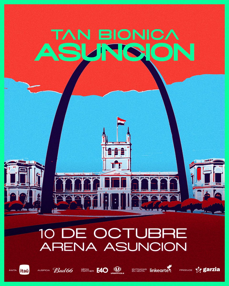 tanbionica's tweet photo. PREVENTA YA HABILITADA 🇵🇾
10 de octubre - Arena Asunción - Paraguay

▪️Preventa Itaú: disfrutá de hasta 10 cuotas sin interés y un 20% de ahorro con tu tarjeta de crédito Visa Itaú.

▪️Venta general: comienza una vez agotada la preventa o el 15 de mayo.

🎟️ https://t.co/ZcNoHWOvxn
