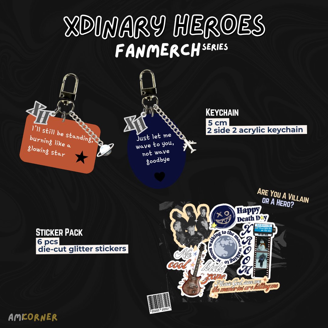 amkcorner's tweet photo. [RTs are appreciated]
🎸Pre-Order Xdinary Heroes Series🤟🏼

Hi Villains! kita sudah open PO XH Series 👀

🗓️ PO dibuka dari 13 - 24 Mei 2026
🔗 https://t.co/MJ9EmpiXhf
💳 Form hanya DP, pelunasan via🍊

Harga dan DP di reply! More info dm ya ♡ 
Thank you (˶˃ ᵕ ˂˶) .ᐟ.ᐟ https://t.co/ONZ9s19nZE