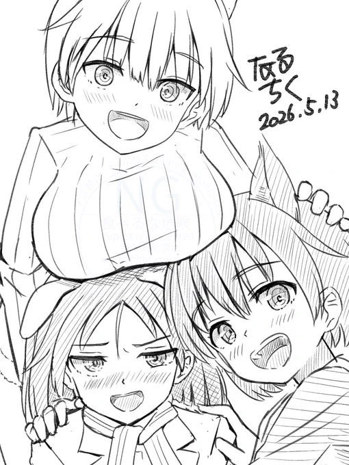 ご依頼いただいている
ブレイブウィッチーズのイラストWIP 