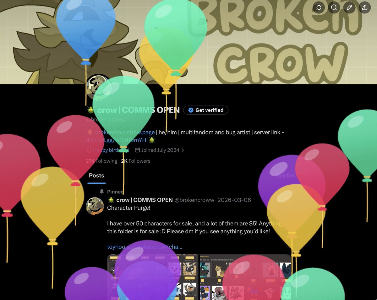 🪲 crow | COMMS OPEN tweet media