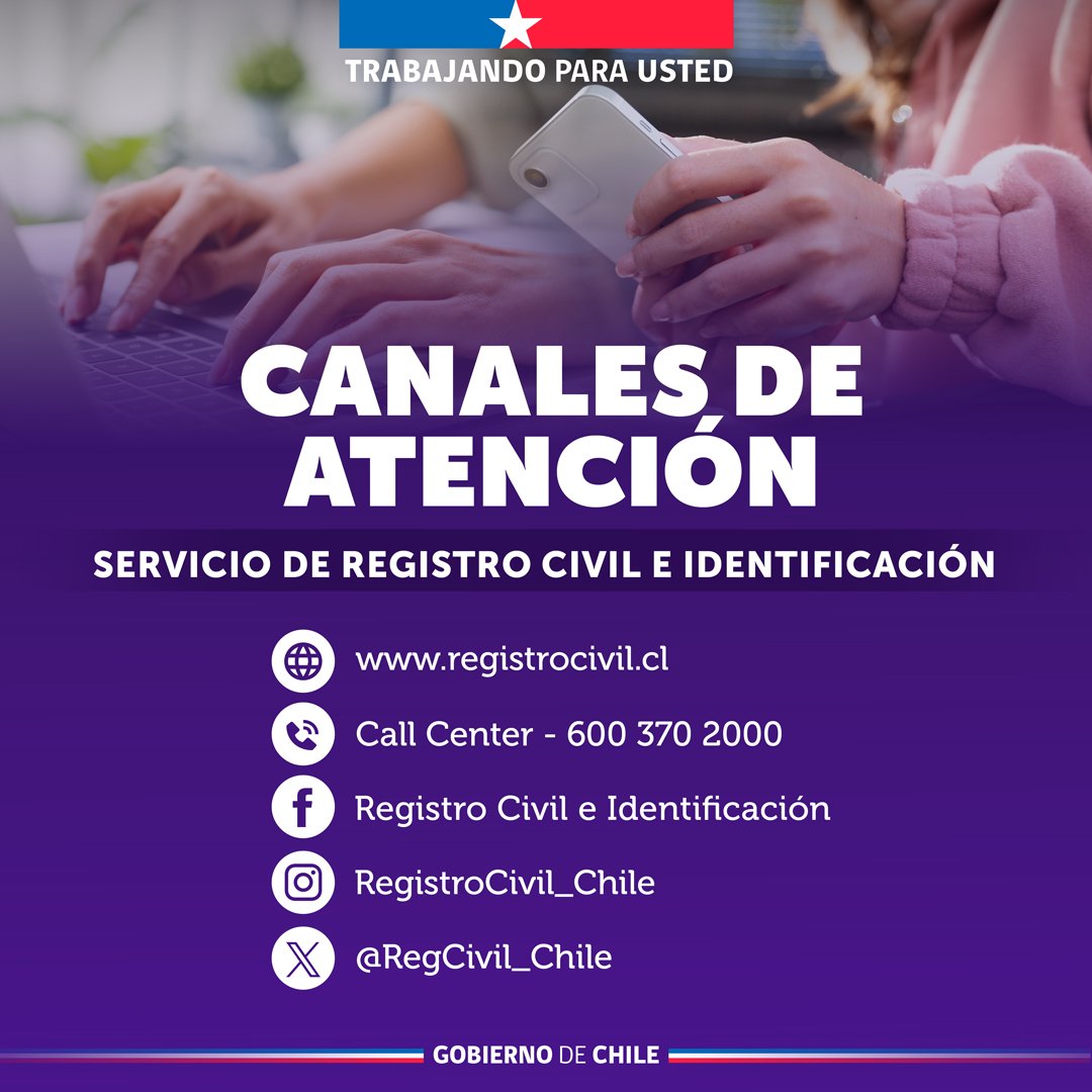 Registro Civil Atacama tweet media