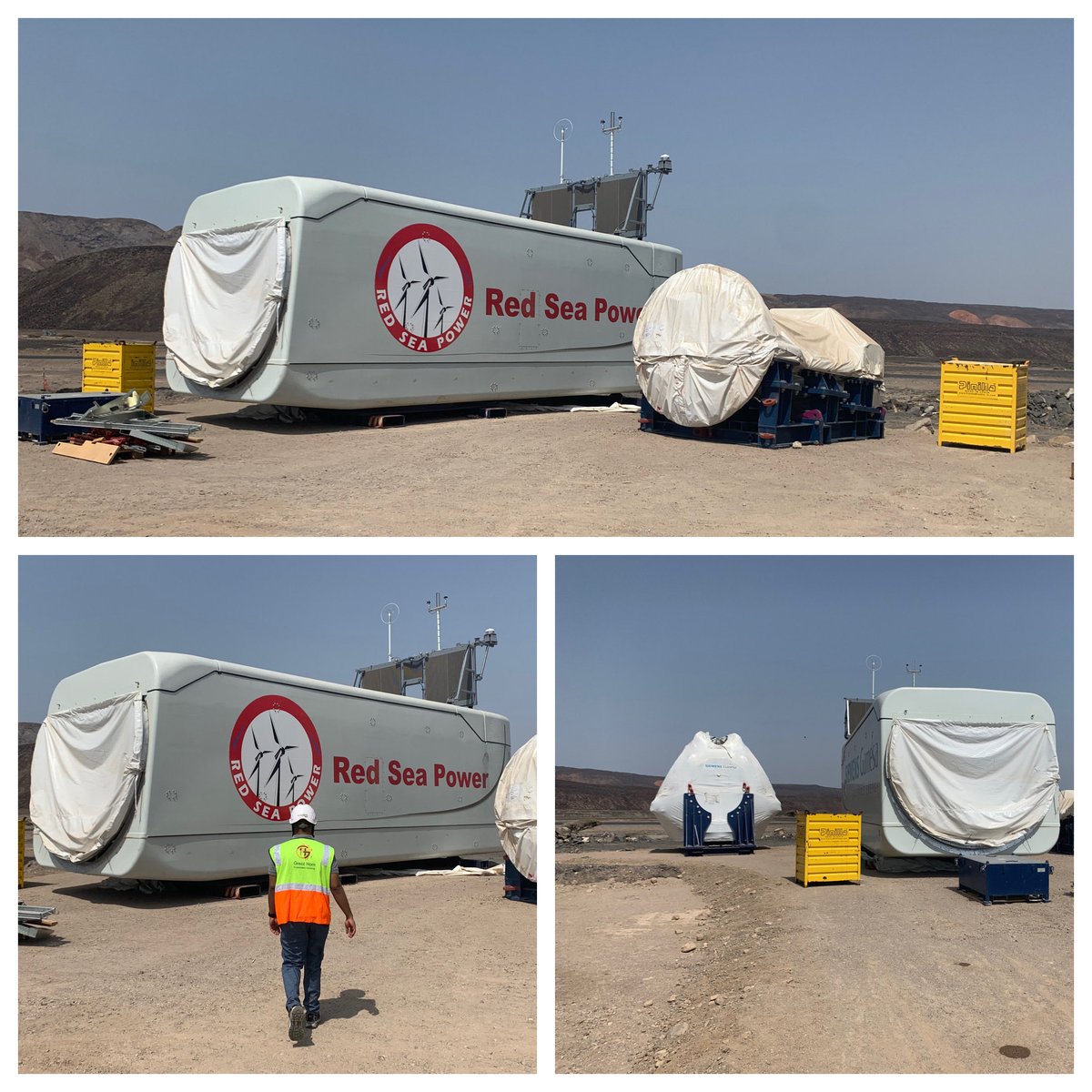 samatar_osman's tweet photo. 📍 Il y a 13 ans – 🇸🇪
Inspection sur turbines Vestas. Premières expériences terrain sur éoliennes grande hauteur. 

📍 Il y a 4 ans – 🇩🇯
Inspection des montages sur turbines Siemens Gamesa à Djibouti.

Deux expériences, un même objectif : sécurité, qualité, fiabilité. https://t.co/z5RlLiUBnp