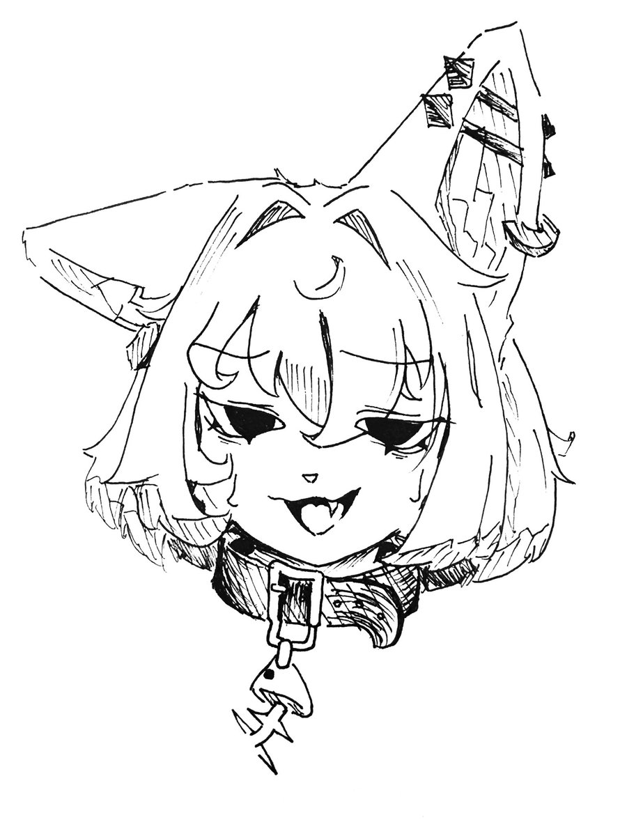 tuna_catten's tweet photo. 黒塗りお目目すき https://t.co/paj7UCvp6F