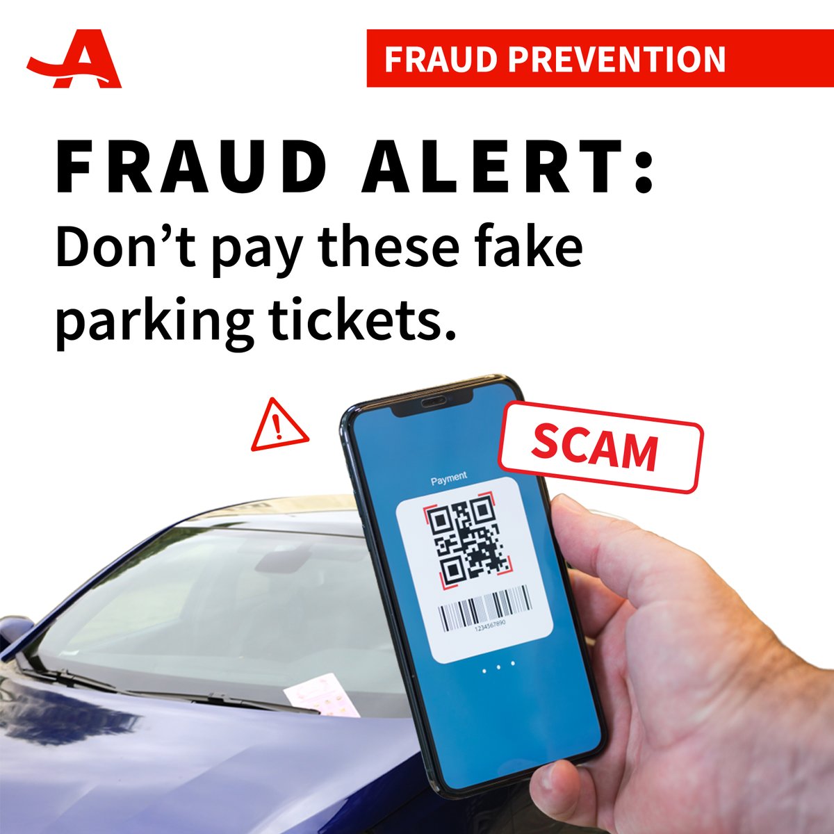 Gran2four's tweet photo. Scammers recycle what works. After last summer’s toll road scams, a new version is popping up—texts claiming you owe for a traffic or parking violation. Always avoid responding, clicking links, or scanning QR codes from unexpected messages. #fraudwatchnetwork #AARPvolunteer https://t.co/iHrDalFcTG