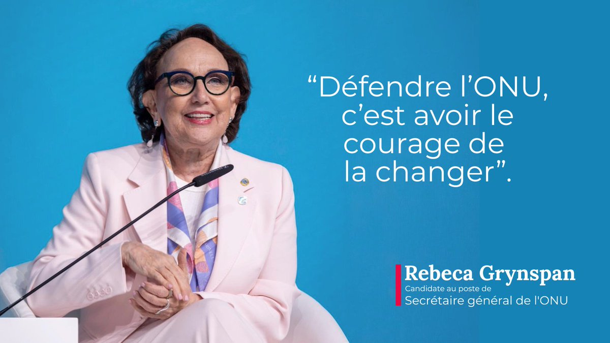 Rebeca Grynspan tweet media