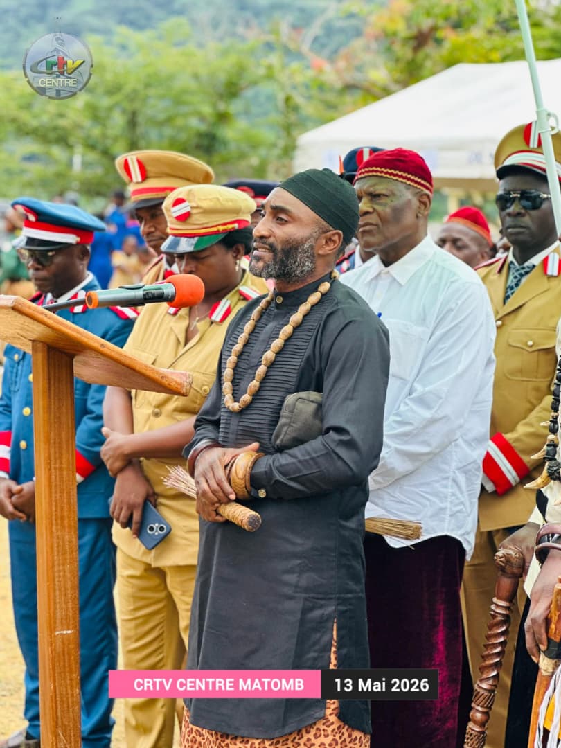 CRTV_web's tweet photo. Matomb, au cœur de la Région du Centre , ce mercredi 13 mai 2026, avec le lancement dans cette localité du département du Nyong et Kelle , de la semaine de l’unité. Quelques clichés.
#UniteNationale
#CrtvCentre
#NationalDay2026
#Matomb https://t.co/Qrrrdot7mr
