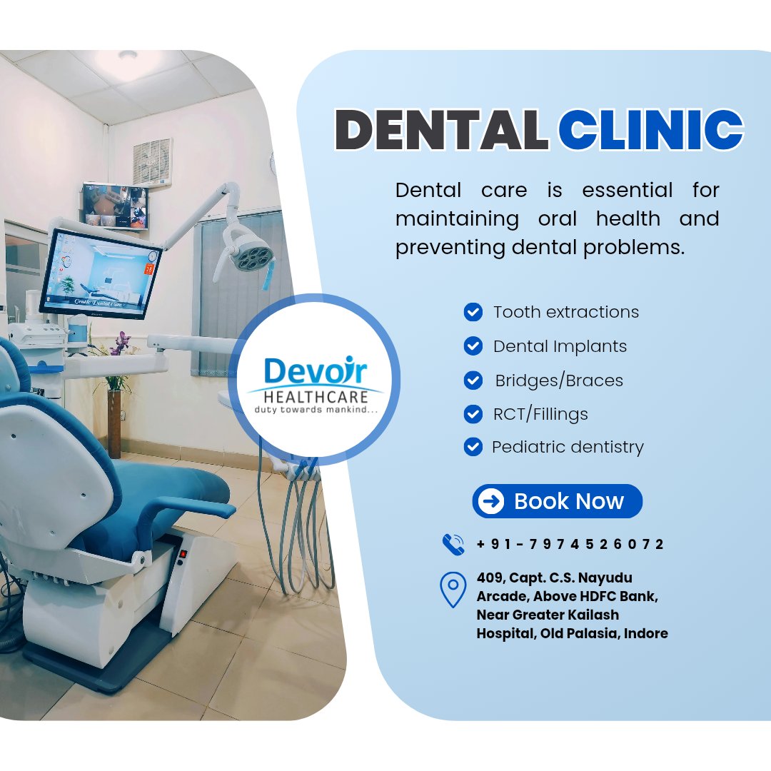 devoirhealth's tweet photo. Your smile is your best accessory! Whether it’s a routine cleaning or a total transformation, our team is here to provide expert care in a relaxing environment.

​Healthy teeth, happy you!
📞: 7974526072 

​#SmileCare #DentalHealth ​#PrecisionDentistry #DevoirHealthcare #Indore https://t.co/UqGDghAtlc