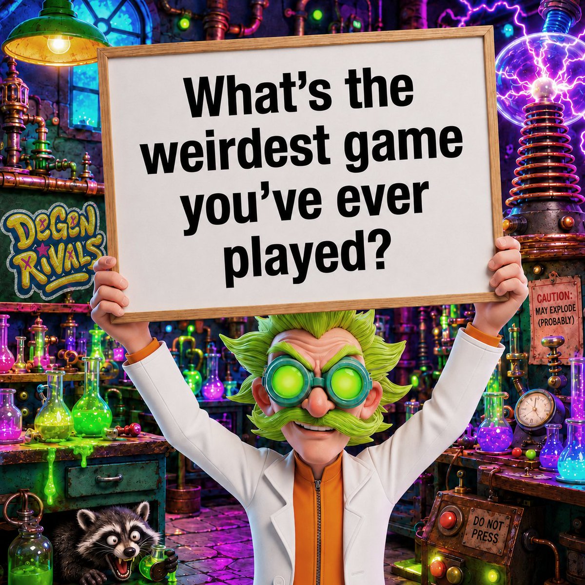 🚗+🍕+🧪+👽+💥+⚡️= DeGen Rivals tweet media