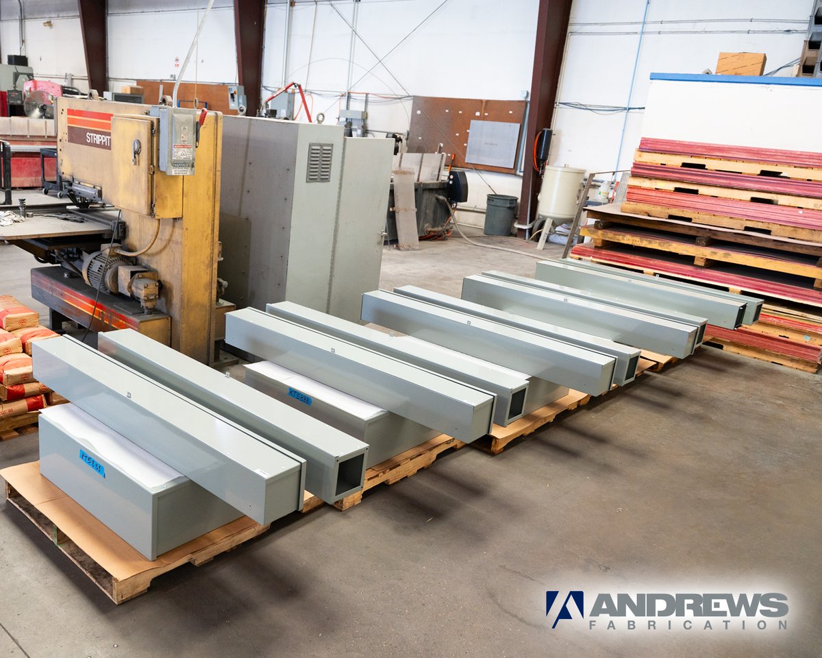 Andrews_Fab's tweet photo. Andrews Fabrication builds custom solutions for commercial, industrial, and electrical projects — including electrical enclosures, bussed weatherheads, wireways, cable tap boxes, service entrance products, powder coating, waterjet cutting, and more. https://t.co/8ifENTefqh