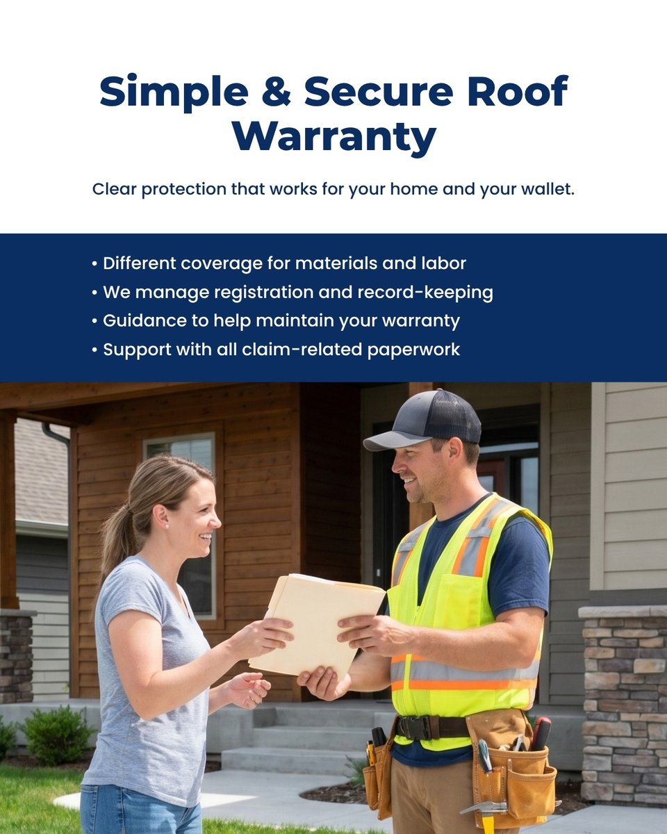 303Roofer's tweet photo. A roof you can trust, backed by a warranty that proves it. 

🏠 #303Roofer #RoofWarranty #HomeProtection #TrustedRoofers https://t.co/17FoJaT401