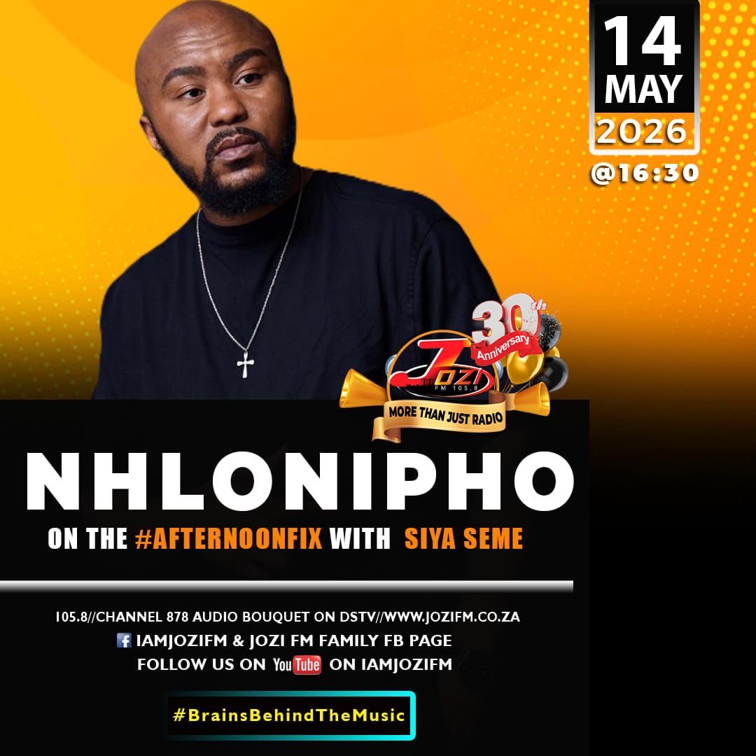 nhlonipho_lihle's tweet photo. Tomorrow I will be @jozifm on th #theafternoonfix talking about new music #inhlitiyo. Please tune in 🙏🏾 https://t.co/uhFxCJoZhr