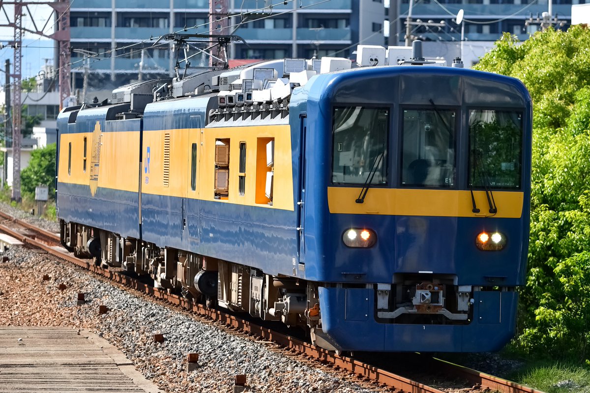 3notch's tweet photo. 2026/5/11
試9380M-試9381M DEC741 E1編成 https://t.co/y3L4MOapZO