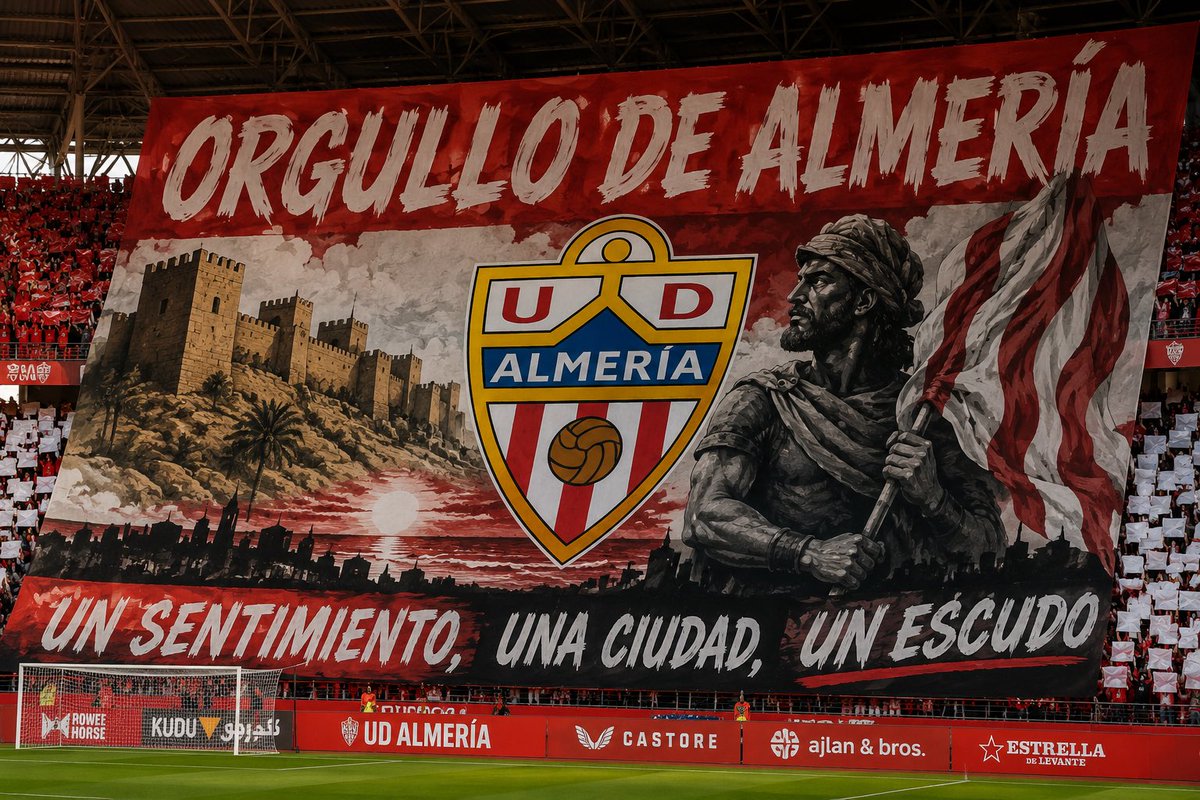 Ud Almeria Fans ❤️🤍 tweet media