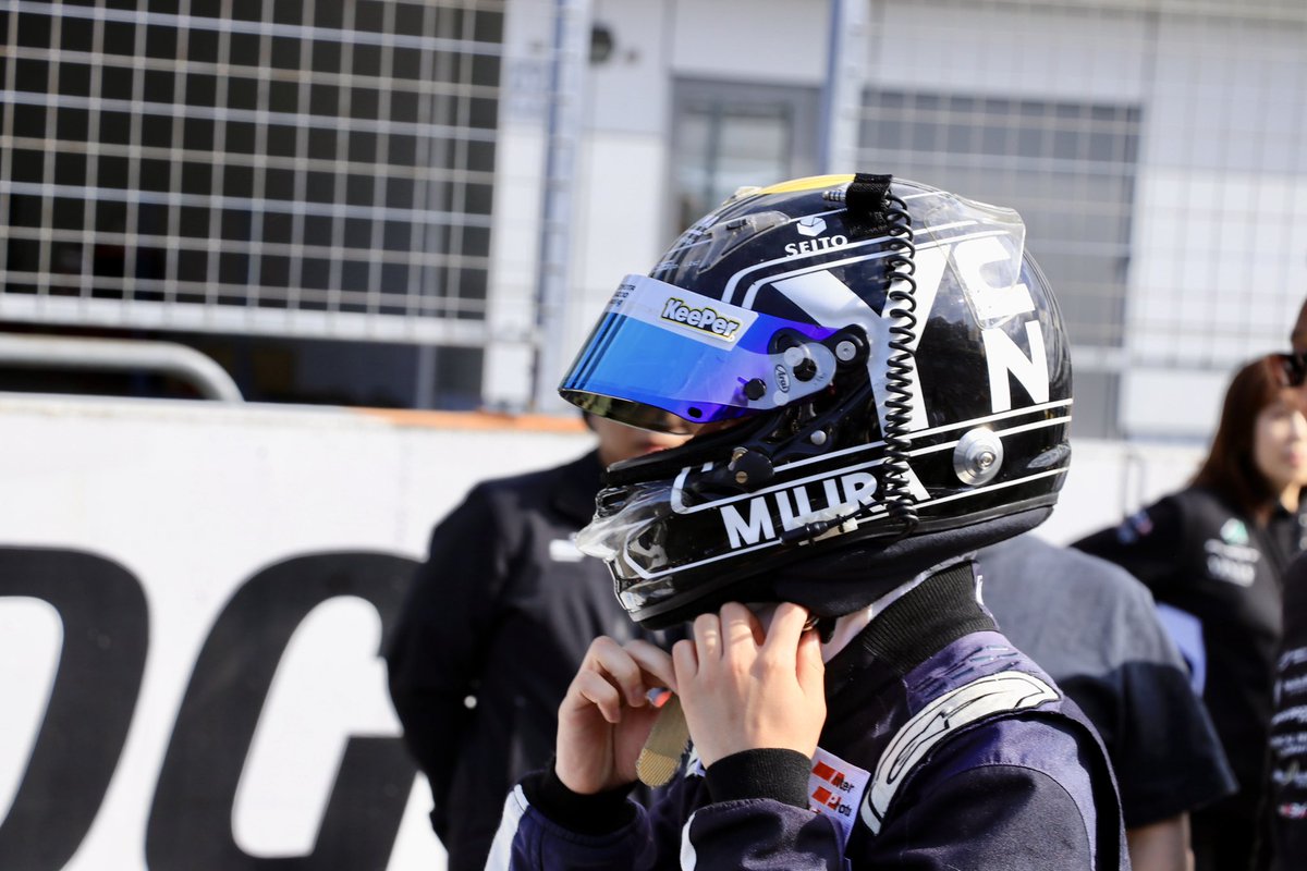 amspeed_m's tweet photo. インタープロトシリーズPOWERED BY KeePer 第1･2戦

No.27  表参道メディカルクリニック
三浦 柚貴 選手

ヘルメットの柚子マークがかわいい🫶

#インタープロト 
#IPS https://t.co/hyK6BpvGe1