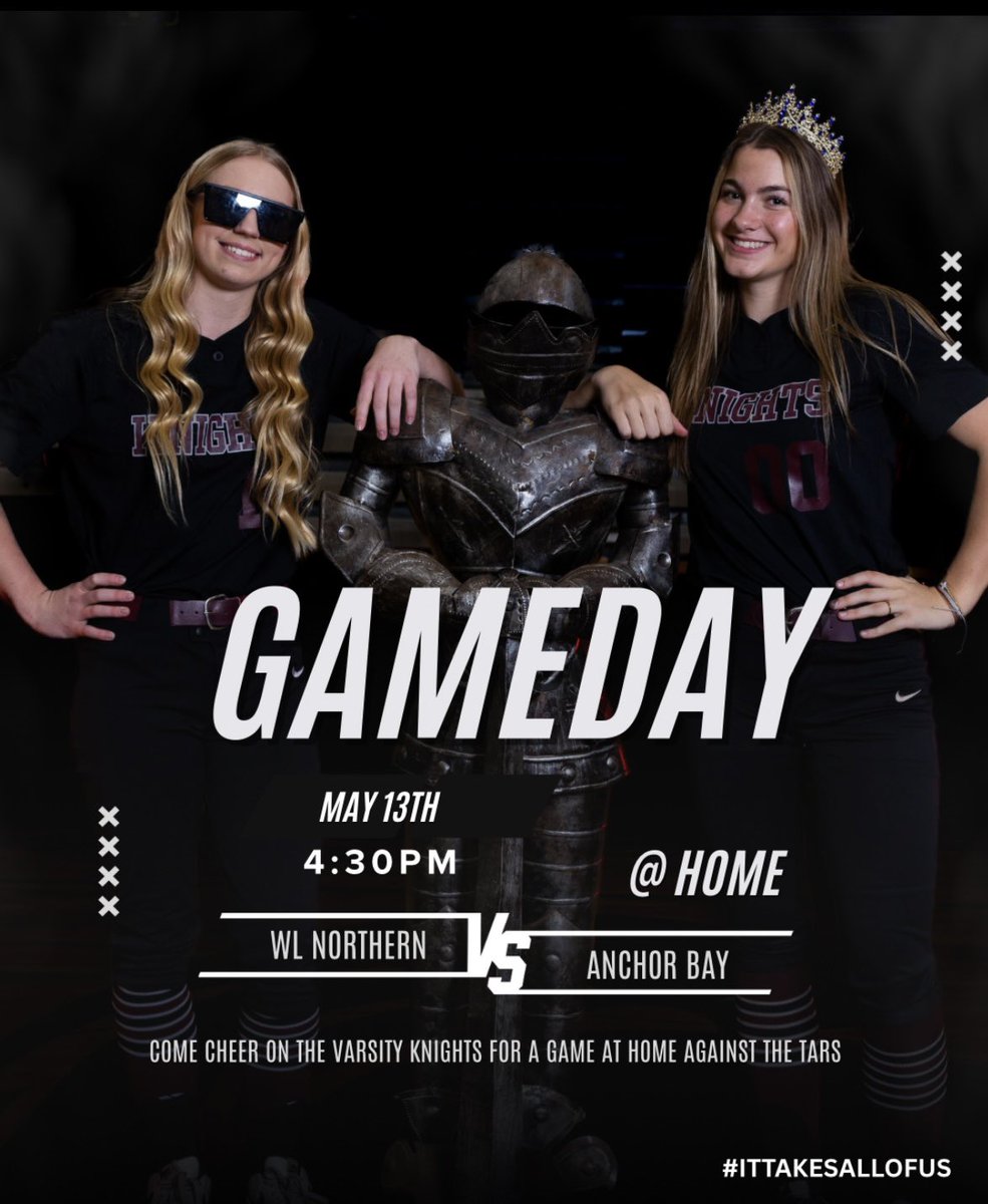 WLNsoftball's tweet photo. Non-conference game with #2 in the state this afternoon!
                 🥎🥎🥎🥎🥎🥎
🆚 Anchor Bay
📍 Commerce, Mich.
🏟️ The Iron Keep
⏰ 4:30 p.m.
#ittakesallofus 🛡️ https://t.co/6nK0gW8LRH