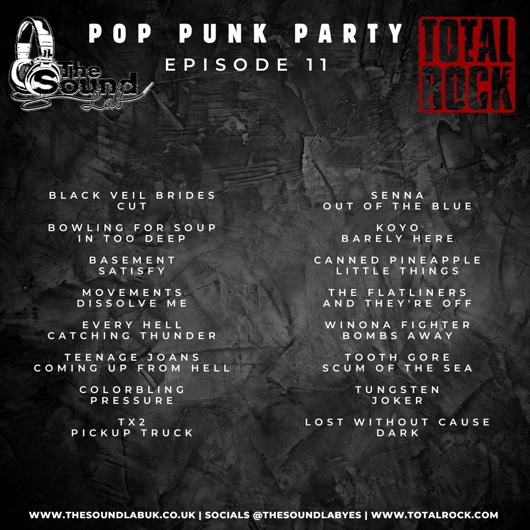 HT_Broadcast's tweet photo. Check out @TheSoundLabYES Pop Punk Party featuring @sennabandx and @theflatliners https://t.co/GMqb2UlM2B https://t.co/jBCZEuxQ0j