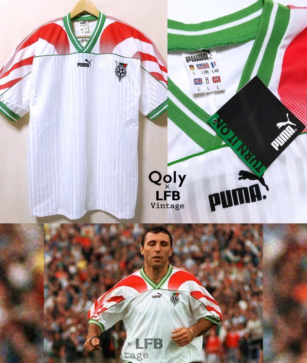 新品】 🇧🇬ブルガリア代表 1995 Puma ホーム半袖 ユニフォーム
