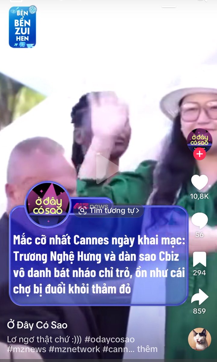 mv1007xing's tweet photo. I don’t think Zhang Yixing is hated that much in Vietnam. I don’t know where they got that news from some random corner of the internet or maybe they just made it up themselves. the headline was: ‘Zhang Yixing looked confused on the Cannes red carpet and was chased away by staff’ https://t.co/ofLhe0O6zf