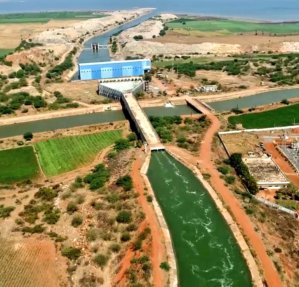 Handri 🚨 AP govt is preparing to complete pending Handri-Neeva canal works ...