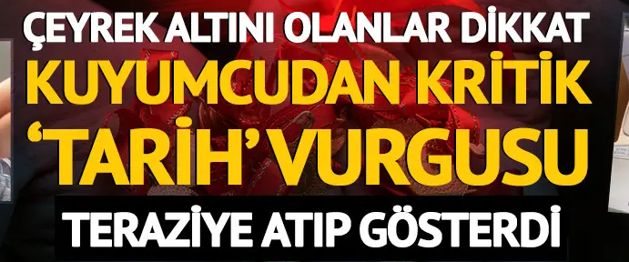 HaberNeticesi's tweet photo. Çeyrek altında dikkat: Kuyumcudan 'tarih' vurgusu! Kritik gramaj detayı
Sosyal medyada paylaşılan bir videoda bir kuyumcu, kendisine getirilen 1999 tarihli çeyrek altınla ilgili fiyat ve gramaj detaylarını aktardı. İşte elinde altını olanları ilgilendiren ayrıntılar... https://t.co/tzEylFfzCL
