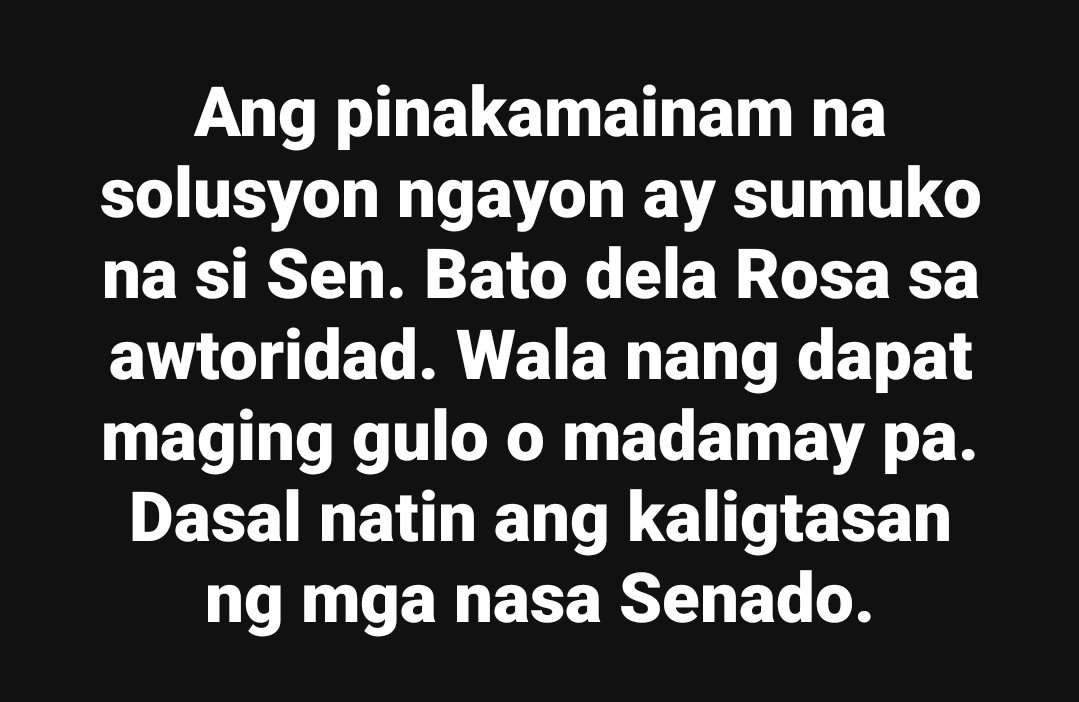 Leila de Lima tweet media