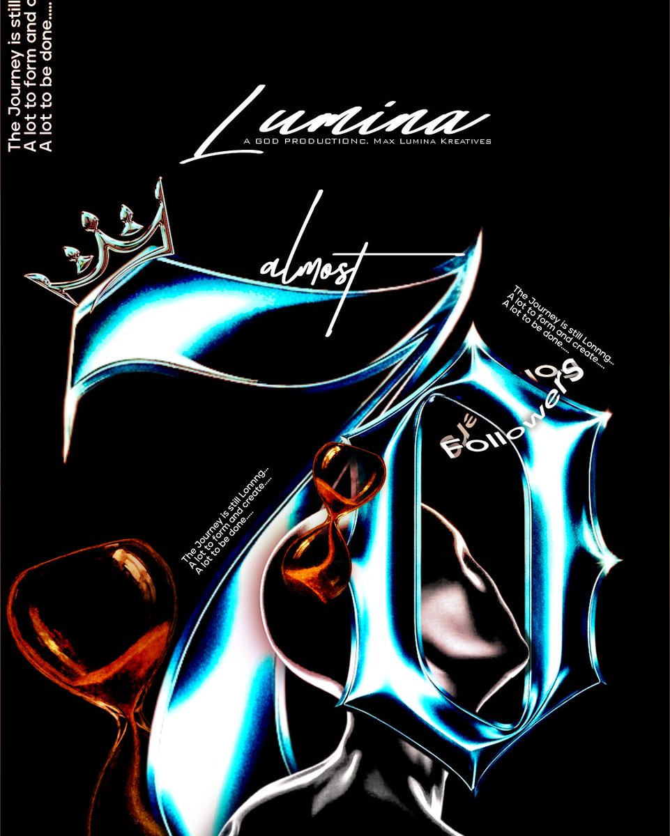 LuminaDesigner's tweet photo. ALMOST 70 FOLLOWERS 😝

Why am I celebrating it?, you may wonder 🤔 
No matter what it is or what you do, if it is worth, celebrate it 💯 

And for all my followers and audience 
Thank you so much 💓 https://t.co/0wmuRBa2VT