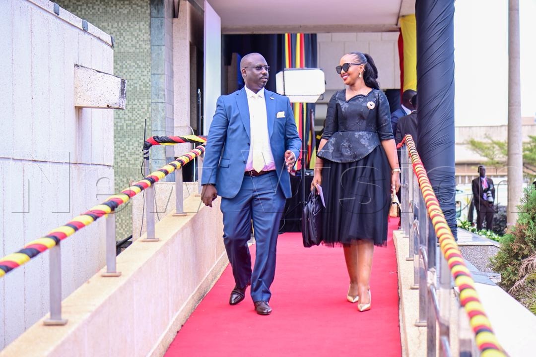 newvisionwire's tweet photo. NRM’s Stephen Shyaka Gashaija has taken the oath as Member of Parliament for Entebbe Municipality, Wakiso District, during the opening day of the 12th Parliament.

📸: @kamiriam
#MPsSwearingIn2026 #VisionUpdates https://t.co/5kw0Kqu3pn