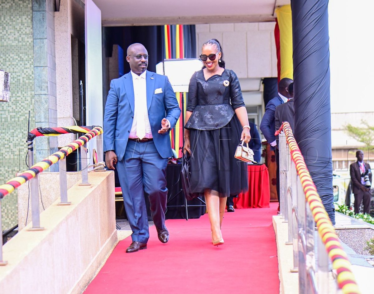 newvisionwire's tweet photo. NRM’s Stephen Shyaka Gashaija has taken the oath as Member of Parliament for Entebbe Municipality, Wakiso District, during the opening day of the 12th Parliament.

📸: @kamiriam
#MPsSwearingIn2026 #VisionUpdates https://t.co/5kw0Kqu3pn