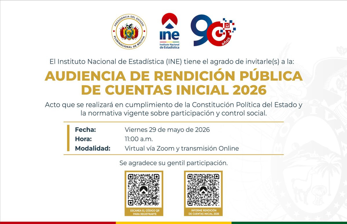 INE Bolivia tweet media