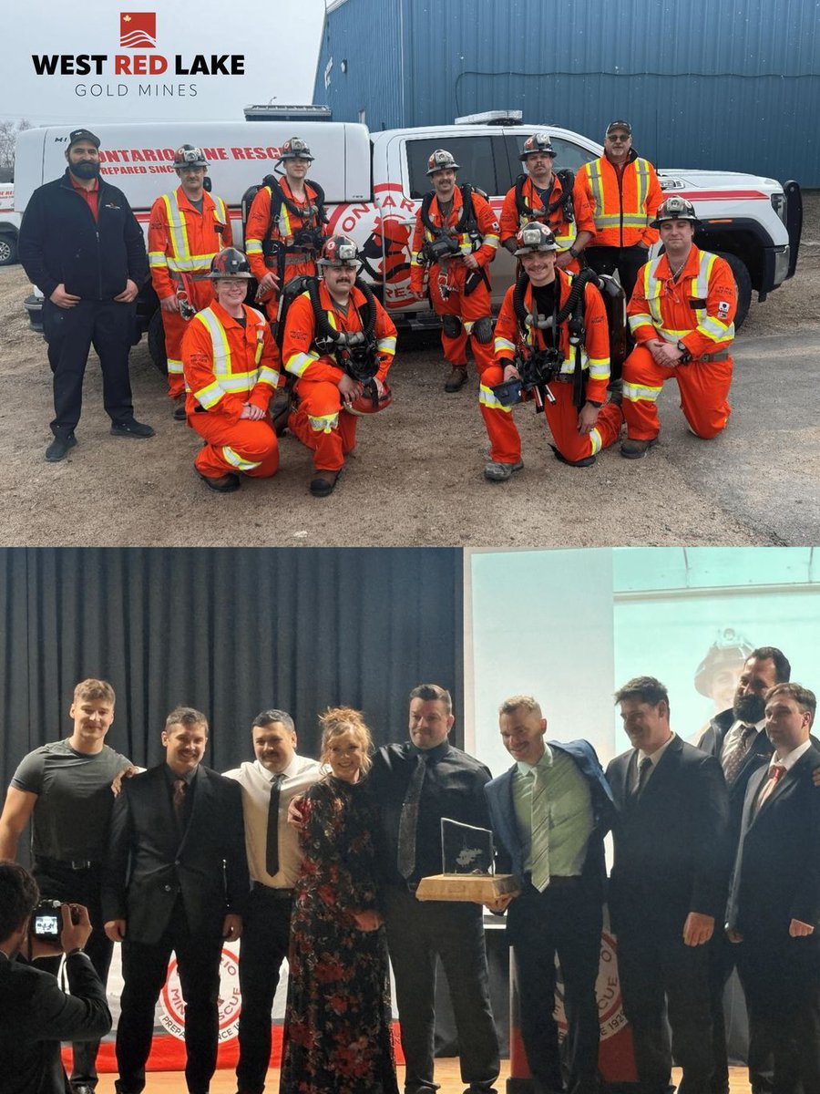 WestRedLakeGold's tweet photo. Our mining team recently participated in the annual District Mine Rescue Competition proudly representing West Red Lake Gold Mines.

The team worked through a series of challenging rescue scenarios showcasing strong teamwork, problem-solving, and dedication throughout the competition.

We are proud to share that our team won the Skills Competition -- an impressive achievement in their first year competing.

Congratulations to all the team members for their hard work and commitment that made this event a success!

$WRLG $WRLG.v $WRLGF #westredlakegold #westredlake #gold #mining #goldmine #goldstocks #tsxv #otc #otcqx #goldstocks #wrlg #wrlgf