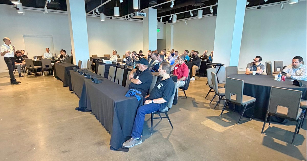 FunctionalDvces's tweet photo. 🏁 Day 1 of our 2nd Annual Indy 500 Event is underway!

Thank you to everyone who joined us today. We truly appreciate you taking the time to share your feedback, insights, and experiences with our team. 🤝

#Indy500 #BuildingAutomation https://t.co/vGwbDbx1t8