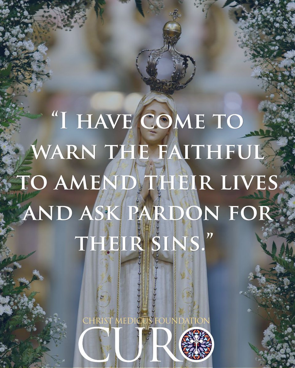CMFCURO's tweet photo. Our Lady of Fatima, Pray for us!
 
https://t.co/pWbH8xBP9r 

#CMFCURO #WholePersonWellness #CatholicWellness #LiveFullyAlive #Catholic #OurLadyOfFatima https://t.co/BtIwZF5Wim