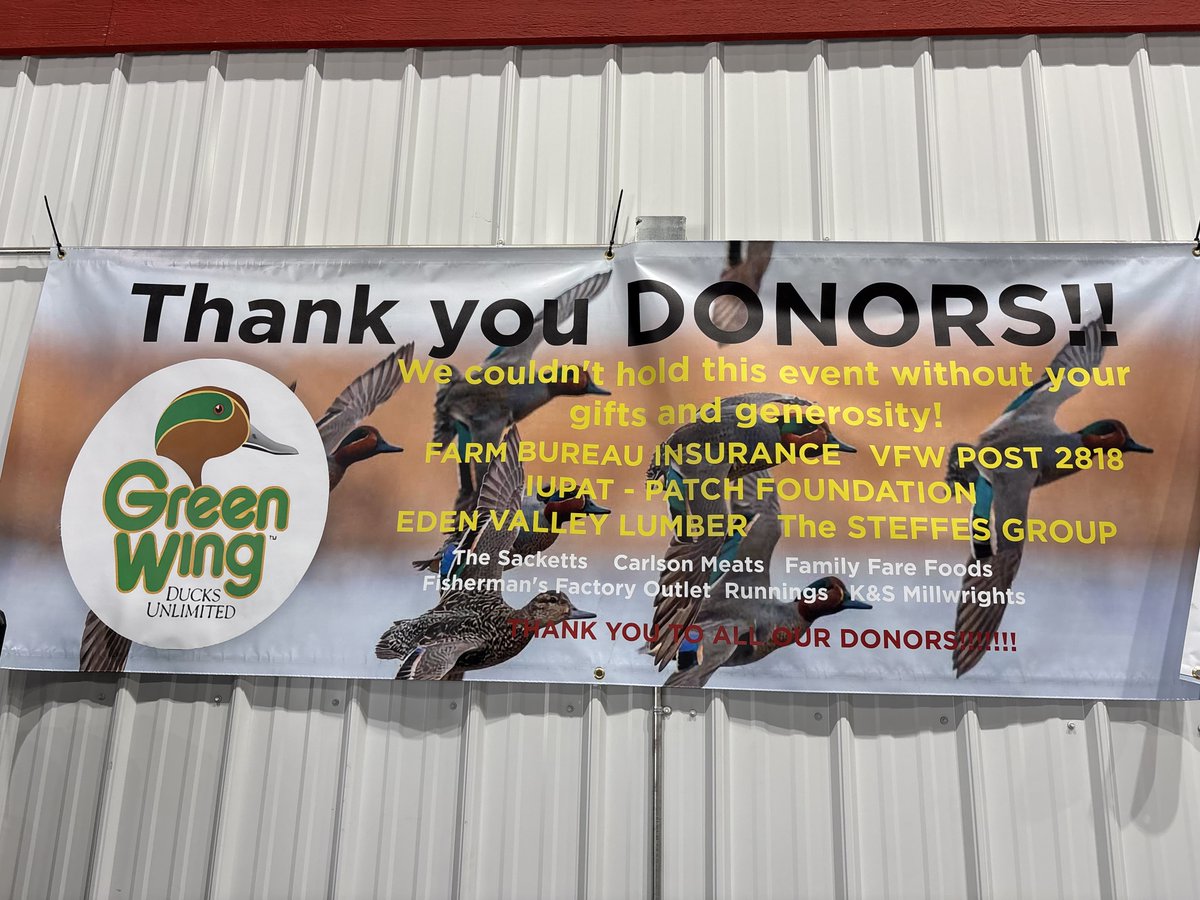 iupat82's tweet photo. Meeker County Ducks Unlimited Green Wing Day was a huge success! There were 80 kids who participated in wood duck box building, and everyone won at least 1 prize. Thank you to everyone who came out and volunteered. https://t.co/YTarnYxs2a