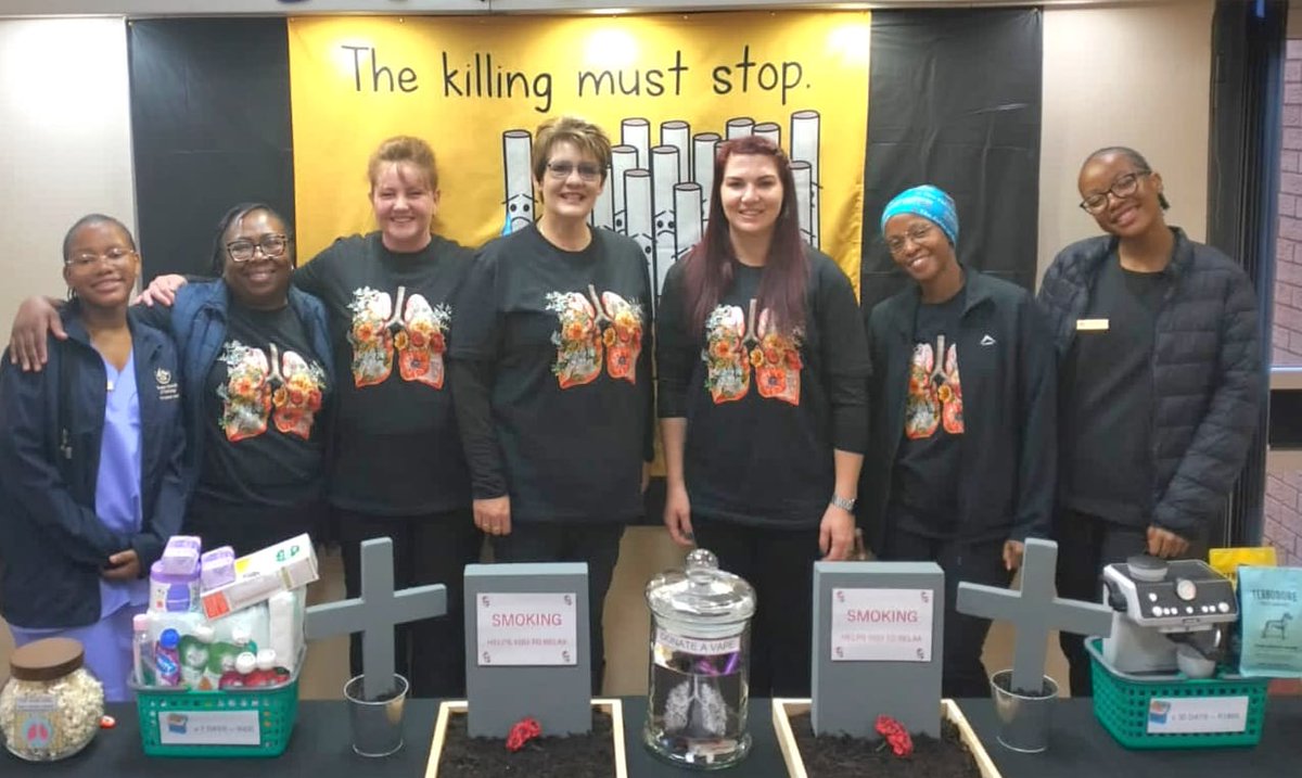 SANDF_ZA's tweet photo. 🚭Anti-Tobacco Awareness Campaign Held at 1 Military Hospital Foyer.
https://t.co/U7sOXUnlFA
🇿🇦#SANDF
🇿🇦#SAMilitaryHealthService
🇿🇦#AMHUMpumalanga
⚕️ #TowardsMilitaryHealthExcellence
🚭 #AntiTobaccoAwareness https://t.co/F9WCGuOyN2