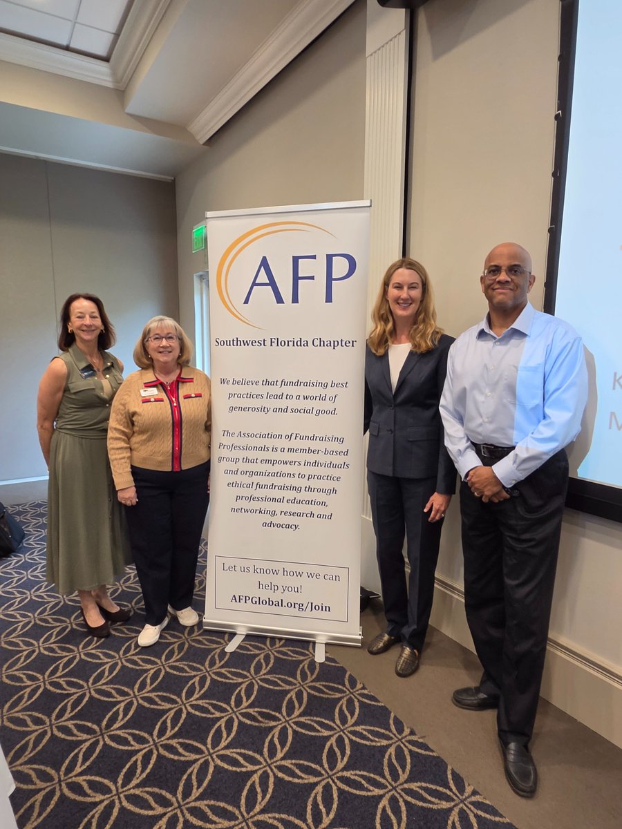 AFPSWFL's tweet photo. Still energized from Fundraisers Forum on 4/12. From stewardship planning to major‑gifts collaboration to hands‑on practice; every session reinforced the power of dialogue + partnership in fundraising. Grateful for our speakers and our amazing community of fundraisers. https://t.co/eqQSq0hOpA