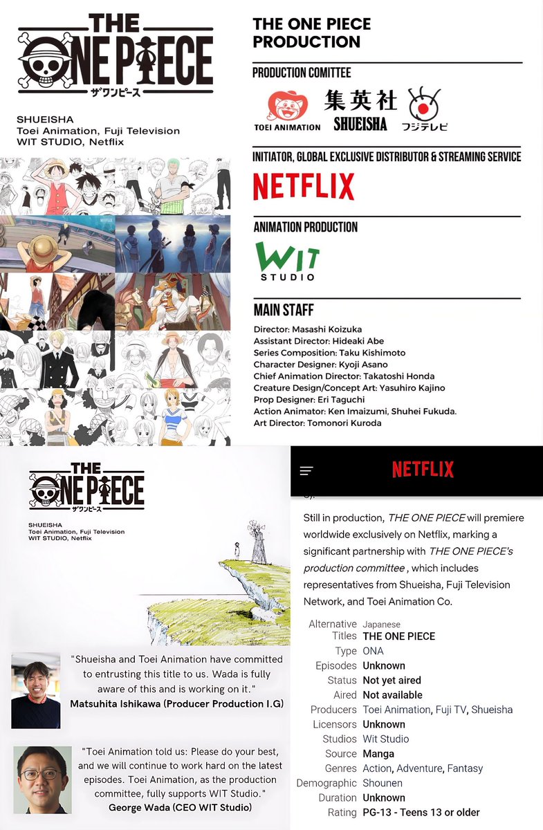 DiffpersonID's tweet photo. @kuz3nk4y @bweezybird The One Piece still involved Toei and they will get profit from that. https://t.co/cWobNnnZef