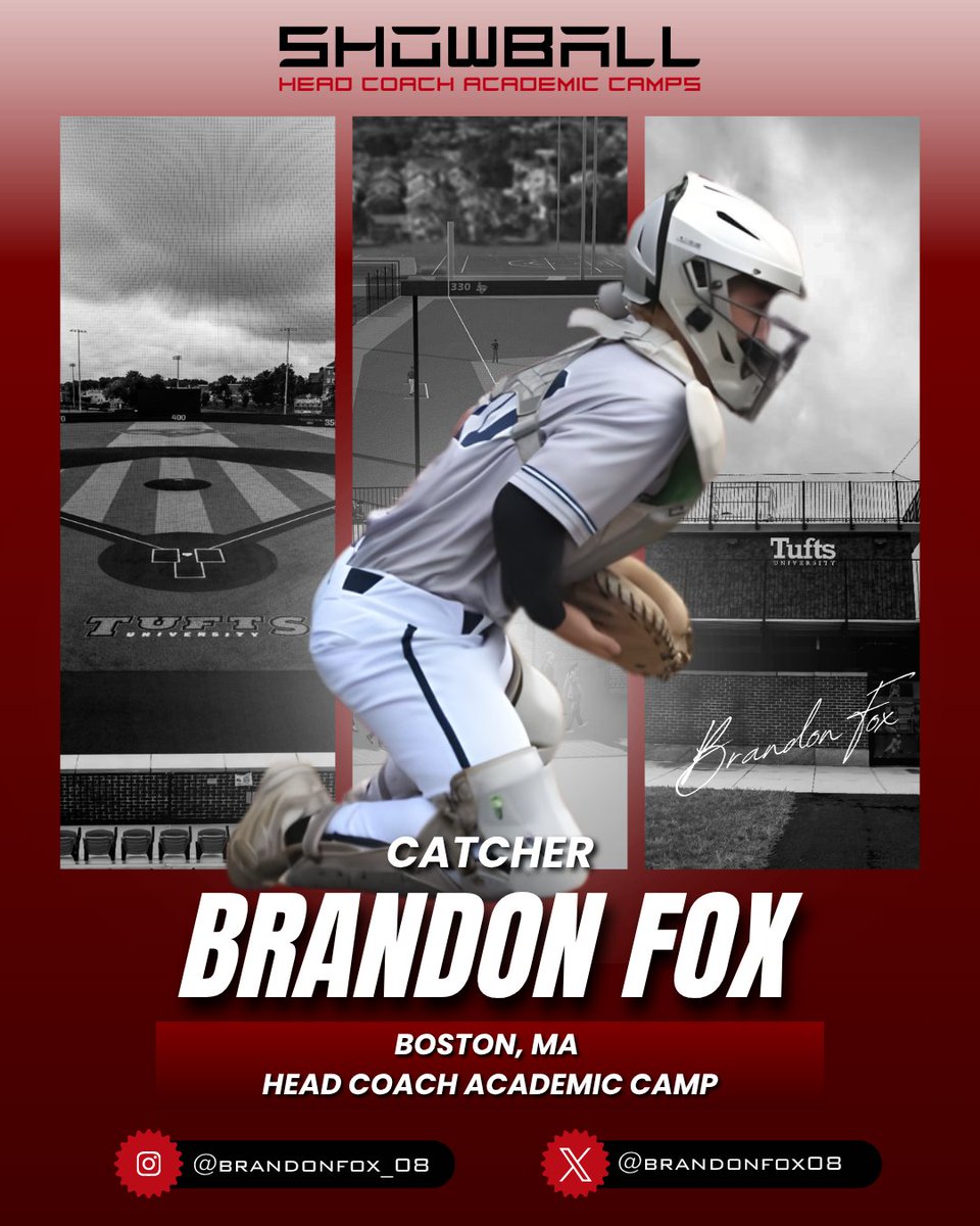 ShowBallCamps's tweet photo. Showball is proud to welcome @brandonfox08 to our Boston Head Coach Academic Camp in July with 40+ Head Coaches in attendance!
#Showball #BaseballDevelopment #Baseballrecruiting #Showcasecamp #baseball #Showballbaseball https://t.co/sUv5v7nJJB