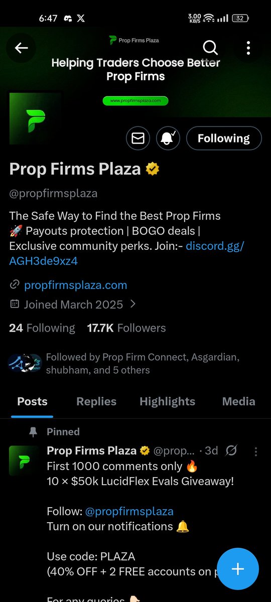 amirdesar's tweet photo. @propfirmsplaza Done https://t.co/Zw4HmuaG66