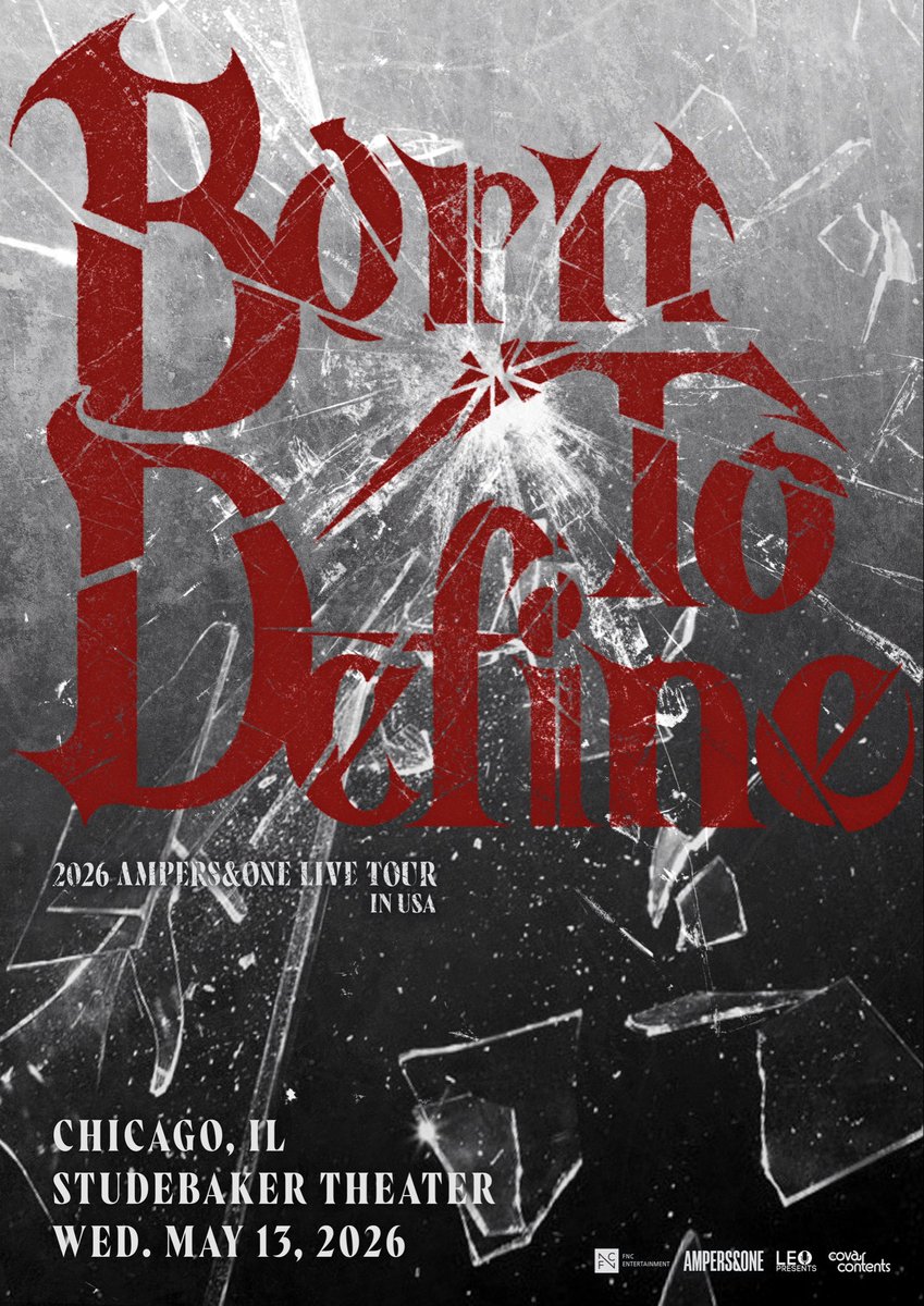 LeoPresents's tweet photo. [TONIGHT] @_AMPERSANDONE_   ➔ Chicago, IL  2026 AMPERS&amp;ONE LIVE TOUR
'Born To Define' 

#앰퍼샌드원 #AMPERSANDONE
#AMPERS_BORNTODEFINE_TOUR https://t.co/CuZcszoqiq