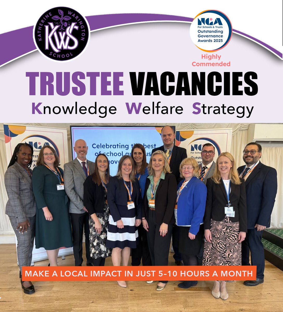 KWSHarpenden's tweet photo. Shape the future of Harpenden’s young people by joining KW as a Trustee on our award winning Board. Apply your strategic skills to help our thriving school grow, and make a local impact in just 5–10 hours a month. 
Email recruitment@kwschool.co.uk to learn more. https://t.co/S9PI5wY191