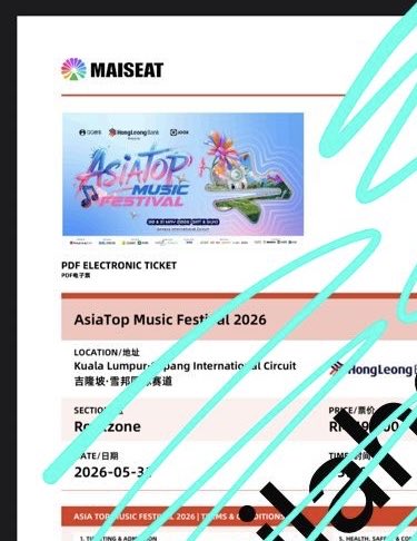 kamilahatta's tweet photo. Hi korangg! I nak let go tix ASIATOP Rockzone x1 DAY 2 at RM480 jeee!  Can nego till let go
Tolong repost pleasee
DM to see the ticket proof!
Thank you yalls!
#asiatopfestival 
#seventeen
#cxm
#tws https://t.co/UMaDDjTCuS