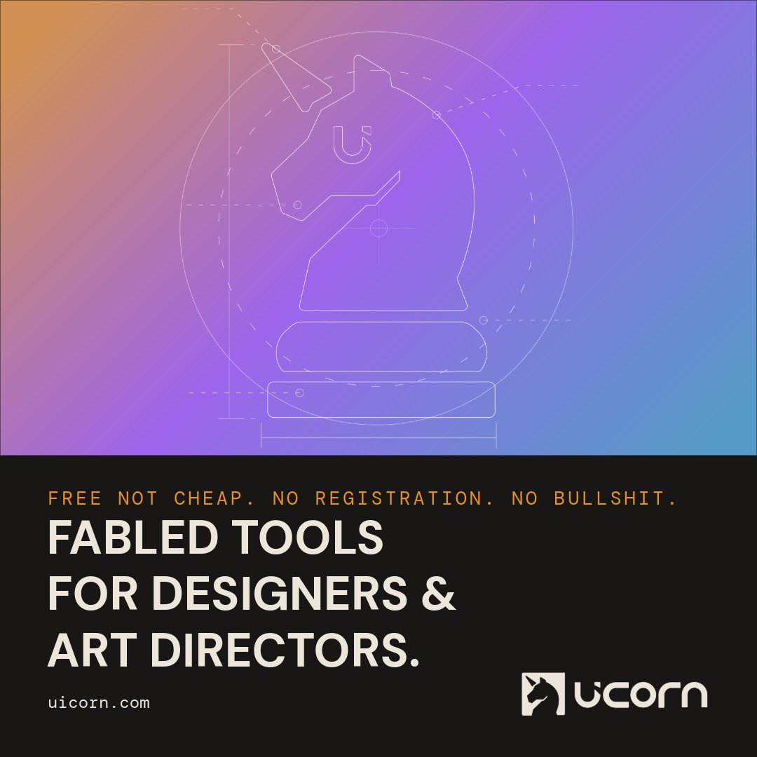 designonarrival's tweet photo. Free. No login. No paywall. No catch.

Fabled tools for designers and art directors — colour, CSS,
typography, layout, print. Everything runs locally in your browser.

Fabled tools. Finally.
https://t.co/oFxGhTK66u

#uicorn #designtools #uidesign #css #artdirection https://t.co/UidgDniex6