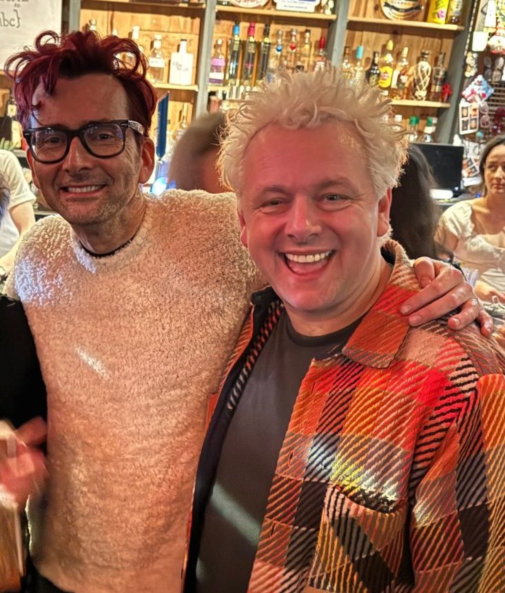 Imjustfuckedup's tweet photo. Seven years on, the adventure has come to an end. Thank you for this journey and for all the love you’ve poured into this show, we couldn’t have asked for better Aziraphale and Crowley♥ https://t.co/WoWOxoqf8f
